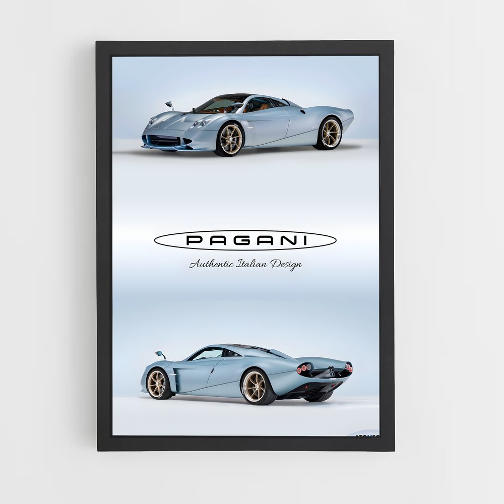 Poster Pagan Fury – affiche Pagani (vue 2)